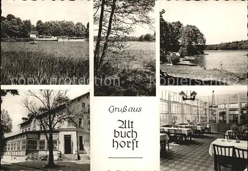 Alt Buchhorst Gruenheide Gaststaette Strand Ortsansicht Kat. Gruenheide Mark