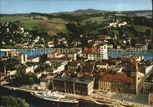 Passau Blick auf Maria Hilf Kat. Passau