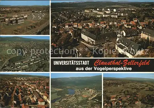 Clausthal Zellerfeld Fliegeraufnahme Universitaetsstadt Kat. Clausthal Zellerfeld