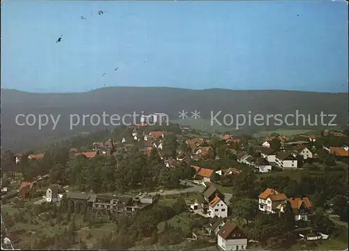 Hohegeiss Harz Fliegeraufnahme Kat. Braunlage