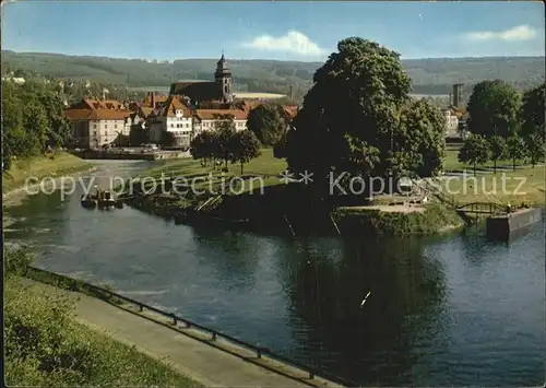 Hann. Muenden Zusammenfluss von Werra und Fulda Kat. Hann. Muenden