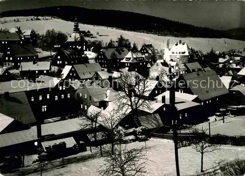 Seiffen Erzgebirge Ortsansicht Kat. Kurort Seiffen Erzgebirge