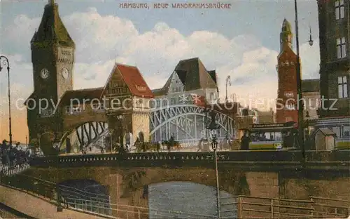 Hamburg Neue Wandrammsbruecke Kat. Hamburg