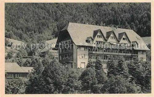 Oberglottertal Sanatorium Glotterbad Carlsbau Kat. Glottertal