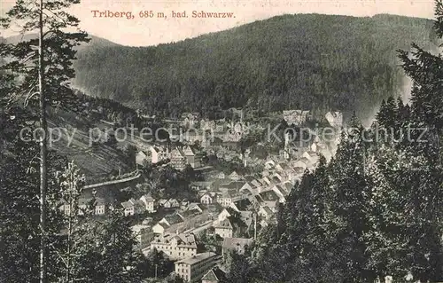 Triberg Schwarzwald Luftaufnahme Kat. Triberg im Schwarzwald