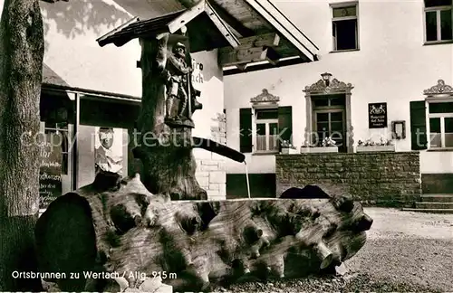 Wertach Ortsbrunnen Kat. Wertach