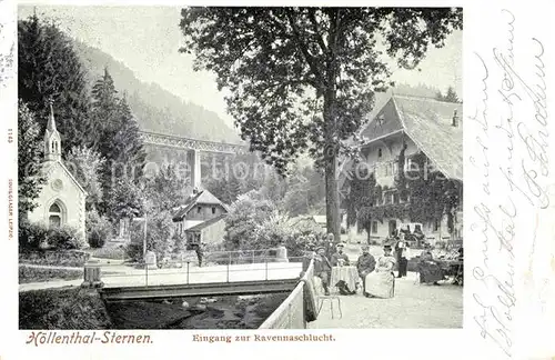 Hoellental Schwarzwald Ravennaschlucht Kat. Buchenbach