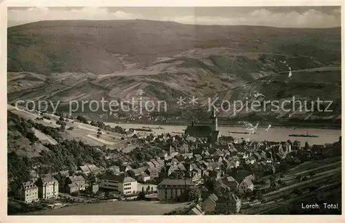 Lorch Rheingau Panorama Kat. Lorch