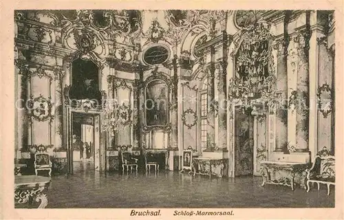 Bruchsal Schloss Marmorsaal Kat. Bruchsal