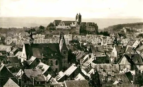 Quedlinburg Panorama Kat. Quedlinburg