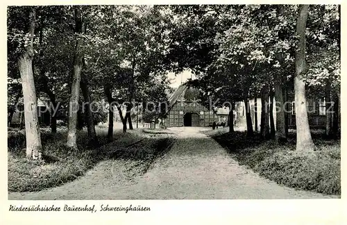 Schweringhausen Niedersaechsischer Bauernhof Kat. Ehrenburg