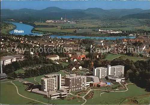 Bad Saeckingen Fliegeraufnahme Kurzentrum Rheinpartie Kat. Bad Saeckingen