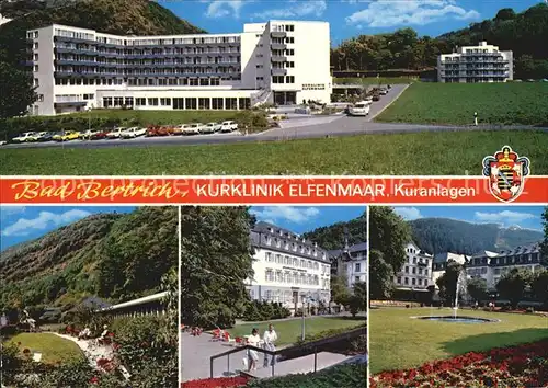 Bad Bertrich Kurklinik Elfenmaar Kuranlagen Kat. Bad Bertrich