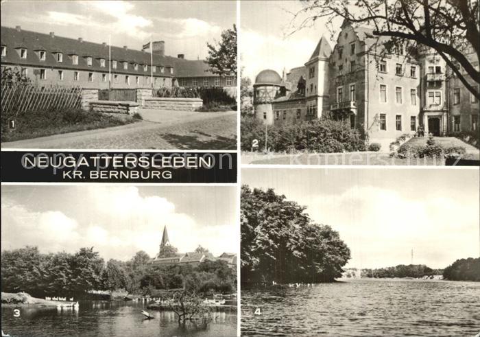 Neugattersleben Agraringenieurschule Schloss Bode Schachtsee Kat Neugattersleben Nr De Oldthing Ansichtskarten Sachsen Anhalt