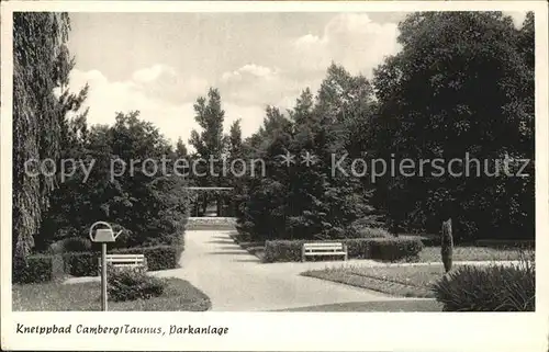 Camberg Bad Kneippbad Parkanlage  Kat. Bad Camberg