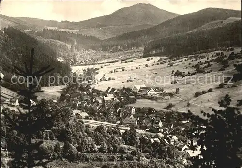 Oberschoenau Thueringen Panorama Kat. Oberschoenau Thueringen