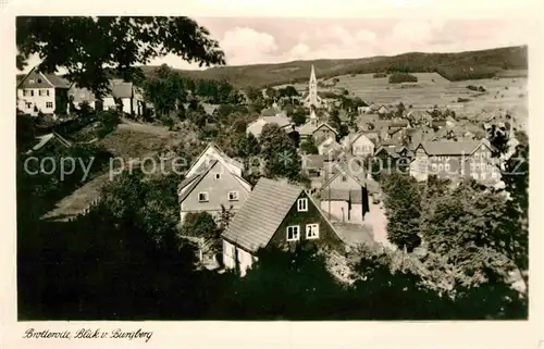 Brotterode Blick vom Burgberg Kat. Brotterode