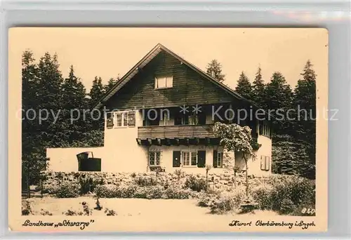 Oberbaerenburg Landhaus Schwarze