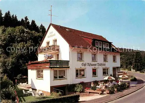 Holzminden Weser Hotel Restaurant Cafe Waldschloss Kat. Holzminden