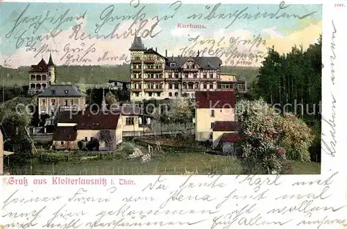 Klosterlausnitz Bad Kurhaus Kat. Bad Klosterlausnitz