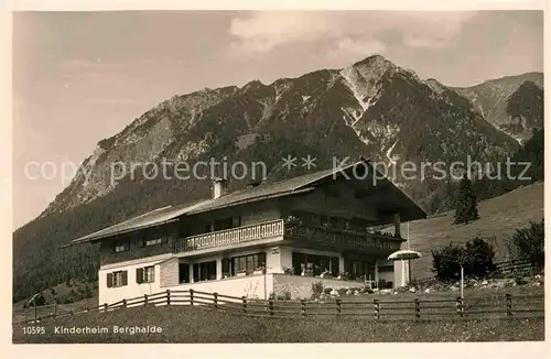 Oberstdorf Kinderheim Berghalde  Kat. Oberstdorf