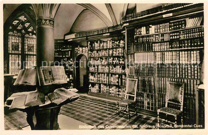 Bernkastel Kues Bibliothek Cusanusstift Sankt Nikolaus Hospital Kat