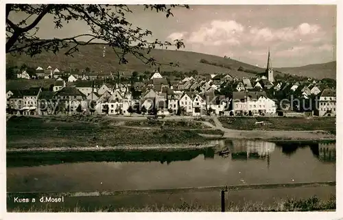 Kues Mosel Panorama Kat. Bernkastel Kues