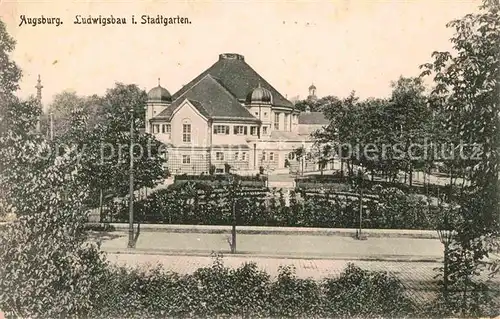 Augsburg Ludwigsbau Stadtgarten Kat. Augsburg