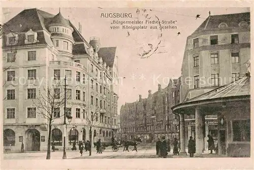 Augsburg Buergermeister Fischer Strasse  Kat. Augsburg