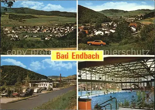 Bad Endbach Schwimmbad Teilansichten Kat. Bad Endbach