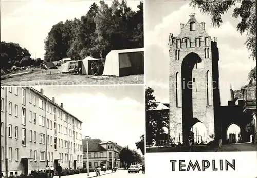 Templin Berliner Tor Zeltplatz Puschkinstrasse Kat. Templin