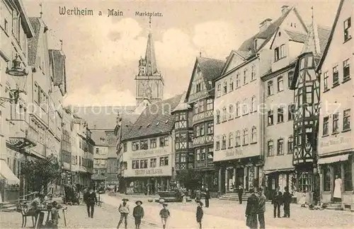 Wertheim Main Marktplatz Kat. Wertheim