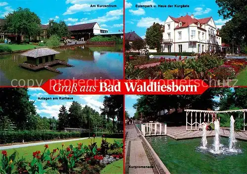 Waldliesborn Bad Eulenpark Kurzentrum Kurpromenade Park Kat. Lippstadt
