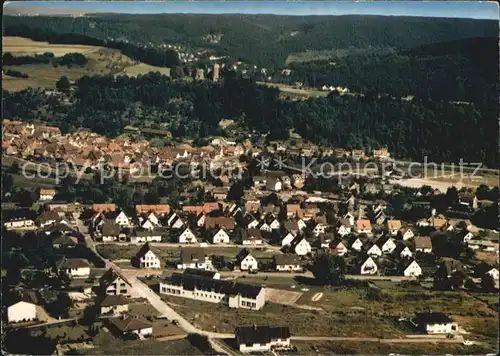 Helmarshausen am Reinhardswald 1000jaehrige Stadt im Diemeltal Fliegeraufnahme Kat. Bad Karlshafen
