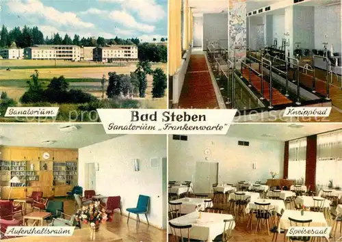 Bad Steben Sanatorium Kneippbad Speisesaal  Kat. Bad Steben