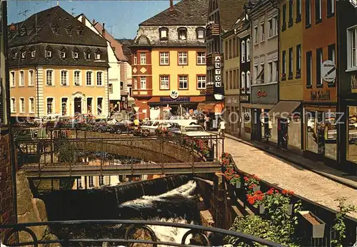 Saarburg Saar Kleiner Markt Altstadt Kat. Saarburg