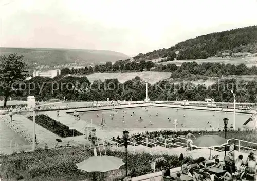 Meiningen Thueringen Freibad Kat. Meiningen