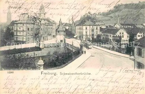 Freiburg Breisgau Schwabentorbruecke Kat. Freiburg im Breisgau