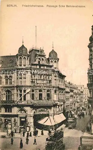 Berlin Friedrichstrasse Behrenstrasse Panopticum Bus Kat. Berlin