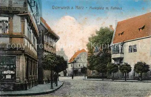 Osterwieck Marktplatz Rathaus Kat. Osterwieck
