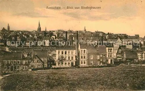 Remscheid Blick von Bliedinghausen Kat. Remscheid