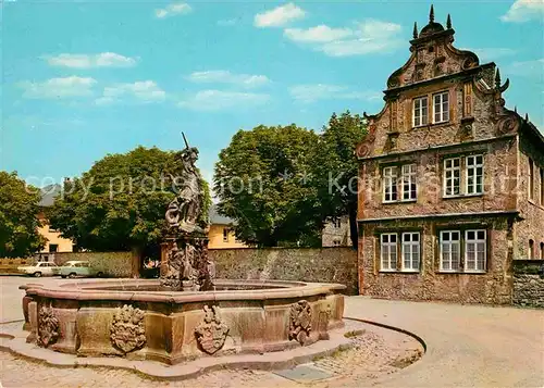 Friedberg Hessen Schloss Brunnen Burg Kat. Friedberg (Hessen)