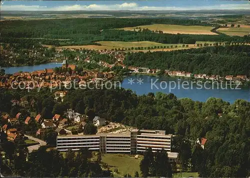 Moelln Lauenburg Fliegeraufnahme Sanatorium Foehrenkamp Kat. Moelln