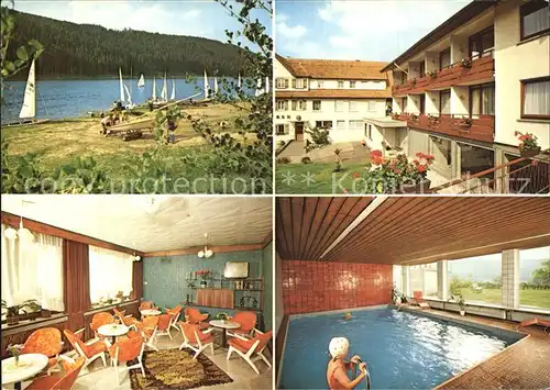 Freudenstadt Gasthof Pension Baeren See Aufenthaltsraum Hallenbad  Kat. Freudenstadt