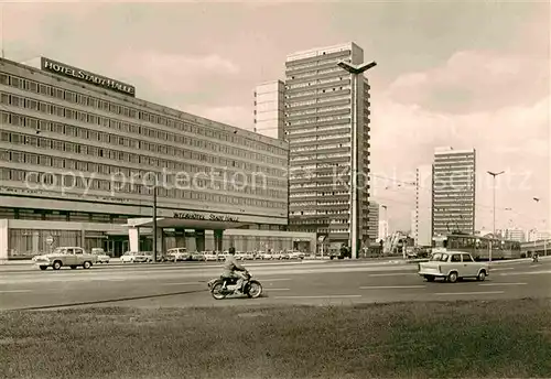 Halle Saale Interhotel Stadt Halle Kat. Halle