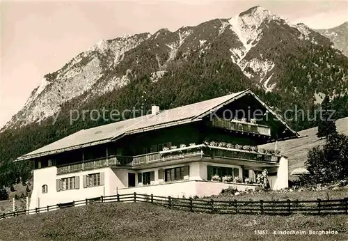 Oberstdorf Kinderheim Berghalde Kat. Oberstdorf