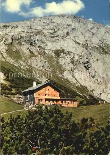 Schoenau Berchtesgaden Stahlhaus mit Hohem Brett Kat. Berchtesgaden