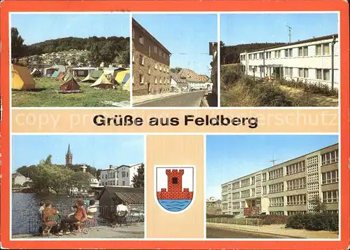 Feldberg Mecklenburg Campinplatz Huettenberg Erholungsheime Haus Suhr Luzin  Kat. Feldberger Seenlandschaft