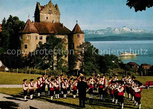 Meersburg Bodensee Knabenmusik Musikdirektor Toni Halle Saentisgruppe Kat. Meersburg