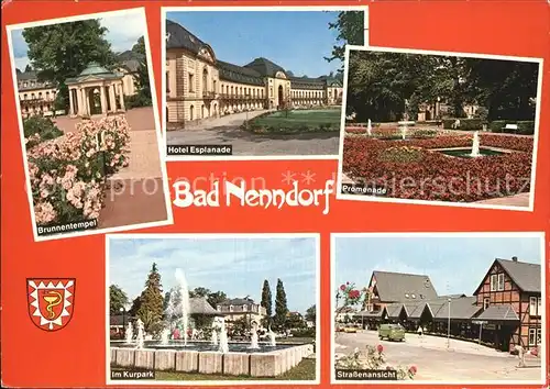 Bad Nenndorf Brunnentempel Hotel Esplanade Promenade Im Kurpark Kat. Bad Nenndorf